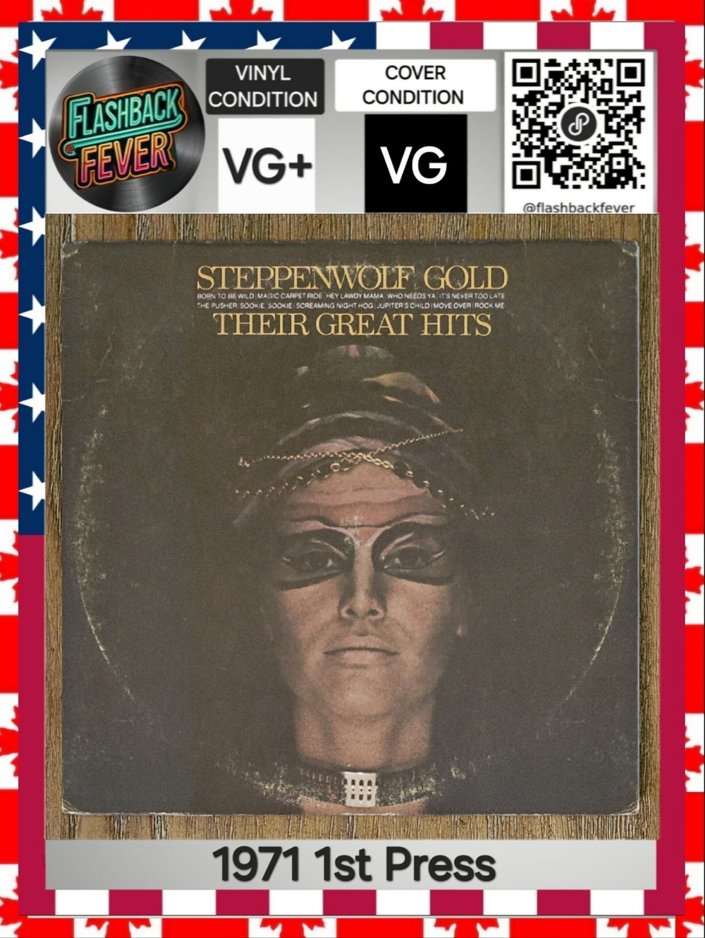 STEPPENWOLF•Gold: Their Great Hits•1971 US (#DSX-50099) ABC Pressing
